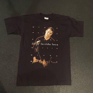 UNWORN 1999 Ricky Martin livin la vida loca single stich unworn graphic t-shirt